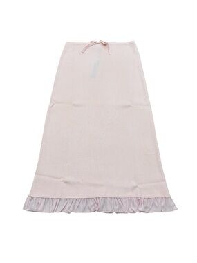 Tiger Mist Lilyanna Baby Pink Midi Skirt Ruffle Hem NWT